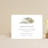 "Fresh Vines" - Reception Cards in Fern by Susan Moyal - Front