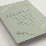 "dancing in the garden" - Reception Cards in Blush Meadow by Grae - Detail