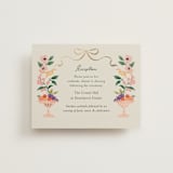 "Garden Feast" - Reception Cards in Garden by Elly - Front