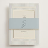 "Emma" - Reception Cards in Provincial by Angela Thompson - Assembled with Belly Band