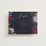"After Midnight" - Reception Cards in Jewel by Susan Moyal - Front