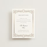 "Embrace" - Reception Cards in Peony by Susan Moyal - Front