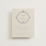 "FairyTale.." - Reception Cards in Heather by Vera Lim - Front