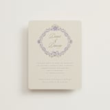 "FairyTale.." - Reception Cards in Heather by Vera Lim - Front