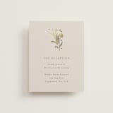 "Parisian Garden" - Reception Cards in Petal by Nicoletta Savod - Front