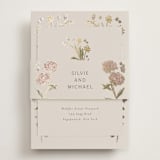 "Parisian Garden" - Reception Cards in Petal by Nicoletta Savod - Assembled with Belly Band
