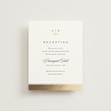 "Anchored" - Reception Cards in Royal Navy by Olivia Raufman - Front