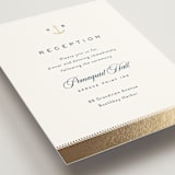 "Anchored" - Reception Cards in Royal Navy by Olivia Raufman - Detail