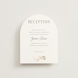 "Vining" - Reception Cards in Chantilly by Jessica Williams - Front
