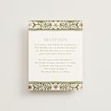 "Inlay Frame" - Reception Cards in Avocado by Katharine Watson - Front