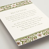 "Inlay Frame" - Reception Cards in Avocado by Katharine Watson - Detail