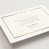 "Luster" - Reception Cards in Cotton by Stacey Meacham - Detail