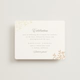 "Aperol" - Reception Cards in Chiffon by Kristie Kern - Front