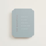 "Gilded Edge" - Reception Cards in Provincial by Angela Thompson - Front