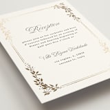 "Lake Como" - Reception Cards in Diamond by Kate Ahn - Detail