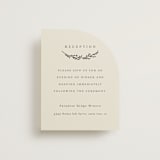 "Branched" - Reception Cards in Almond by Brianne Larsen - Front