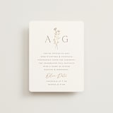 "kouignette" - Reception Cards in Chiffon by chocomocacino - Front