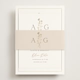 "kouignette" - Reception Cards in Chiffon by chocomocacino - Assembled with Belly Band