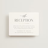 "Overlay" - Reception Cards in Silk by Kelly Schmidt - Front