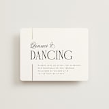 "Linear" - Reception Cards in Silk by Laura Hankins - Front