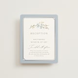 "Meadow" - Reception Cards in Blue Bonnet by Erin L. Wilson - Front