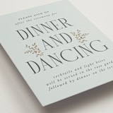 "Enchanted" - Reception Cards in Mist by Laura Hankins - Detail