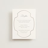 "Monatuk" - Reception Cards in Fog by Ashlee Townsend - Front