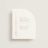 "Initialed" - Reception Cards in Chantilly by Jessica Williams - Front