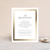 "Deluxe" - Reception Cards in Tuxedo by Jennifer Postorino - Front