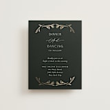 "Majesty" - Reception Cards in Onyx by Nicoletta Savod - Front
