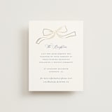 "Swan Song" - Reception Cards in Lakes by Sarah Knight - Front