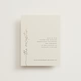 "silk" - Reception Cards in Linen by Pippa Shaw - Front