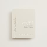 "silk" - Reception Cards in Linen by Pippa Shaw - Front