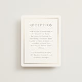 "Lustre" - Reception Cards in Cloud by Nicole Walsh - Front