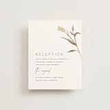 "Perennial" - Reception Cards in Cotton by Amy Kross - Front