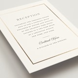 "Opulence" - Reception Cards in Pearl by Stacey Meacham - Detail