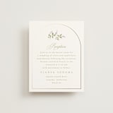 "Marmont" - Reception Cards in Lilac by Kristie Kern - Front