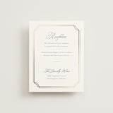 "Formally" - Reception Cards in Mist by Sarah Brown - Front