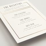 "Documentary" - Reception Cards in Lily by Heather Schertzer - Detail