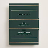 "Style and grace" - Reception Cards in Forest by Stacey Meacham - Assembled with Belly Band