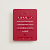 "Amore" - Reception Cards in Snow by Ani Somi - Front