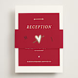 "Amore" - Reception Cards in Snow by Ani Somi - Assembled with Belly Band