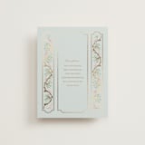 "Castle" - Reception Cards in Hummingbird by Claudia Orengo - Front