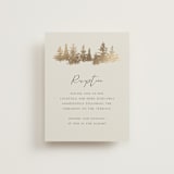 "Vista" - Reception Cards in Fallen Snow by Robin Ott - Front