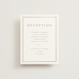 "Hydrangea bloom" - Reception Cards in Cotton by Stacey Meacham - Front