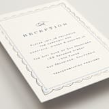 "Aurelia" - Reception Cards in Dusty Blue by Janean Hinger - Detail