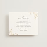 "KEIRAH" - Reception Cards in Pearl by Melanie Kosuge - Front
