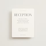 "Idyllic" - Reception Cards in Sugar by Jessica Williams - Front