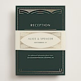 "deco arch" - Reception Cards in Fir by Kindred Fields - Assembled with Belly Band