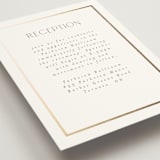 "Regal" - Reception Cards in Porcelain by Nicole Walsh - Detail